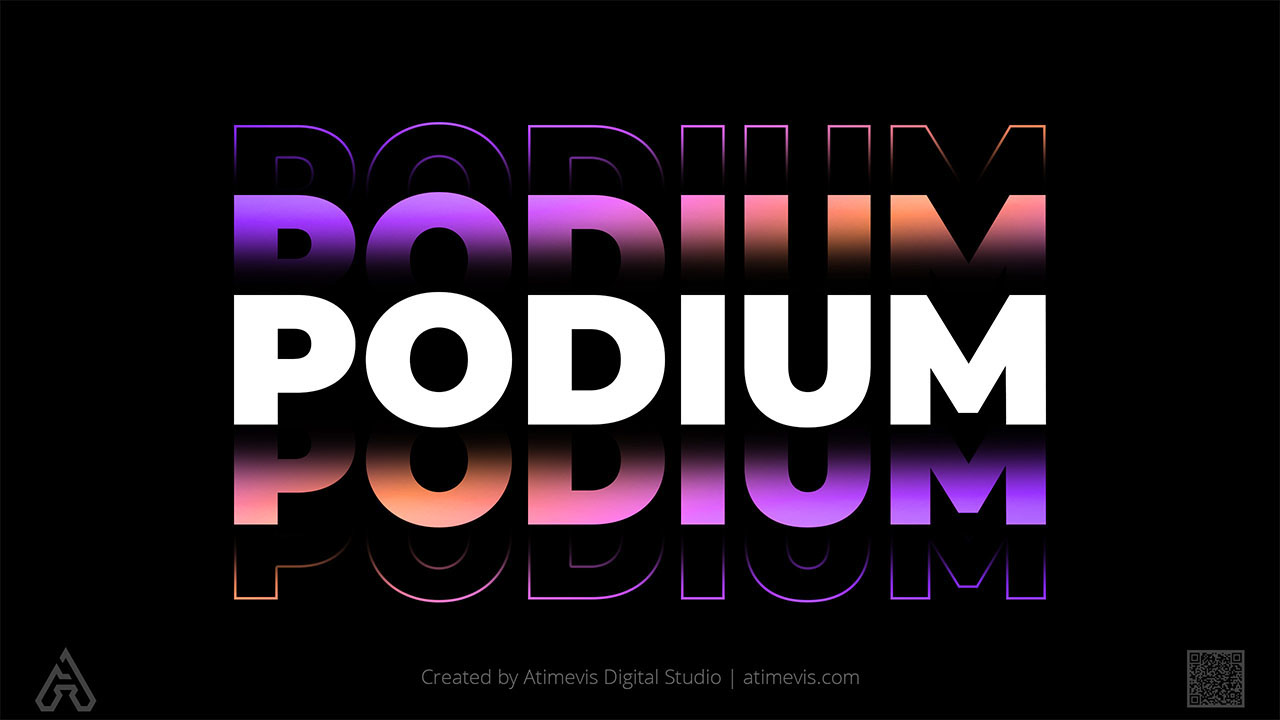 Podium 2D Digital Mockups Store: Services, Patterns, Molds & Forms by Bureau Atimevis