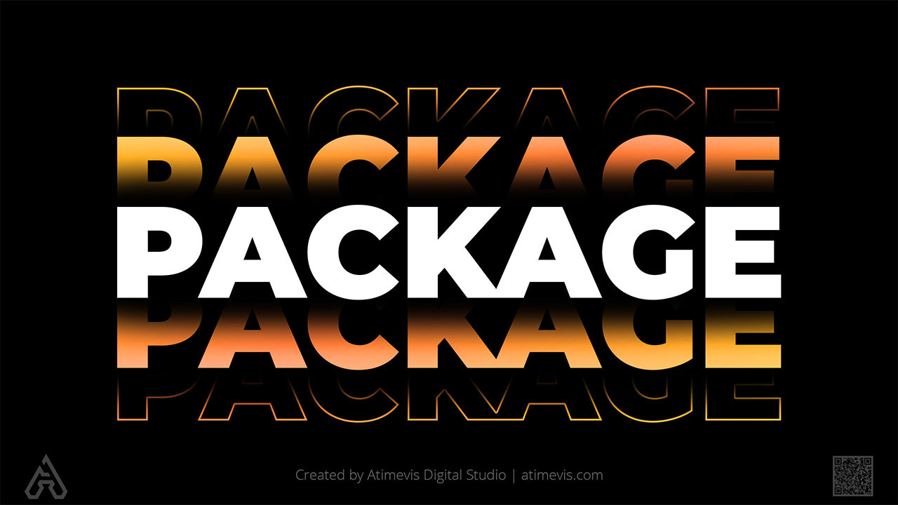 Package 2D Digital Mockups Store: Services, Patterns, Molds & Forms by Bureau Atimevis