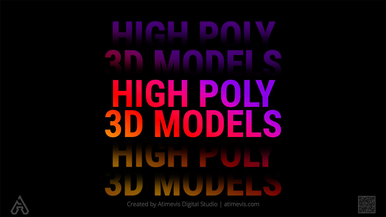 Ready-Made 3D High Poly Models by Studio Atimevis