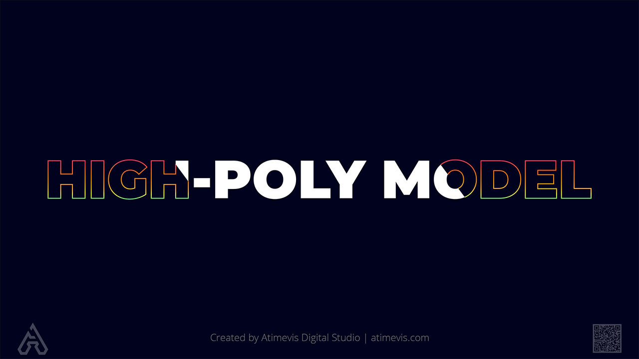3D High-Poly Models Design Products