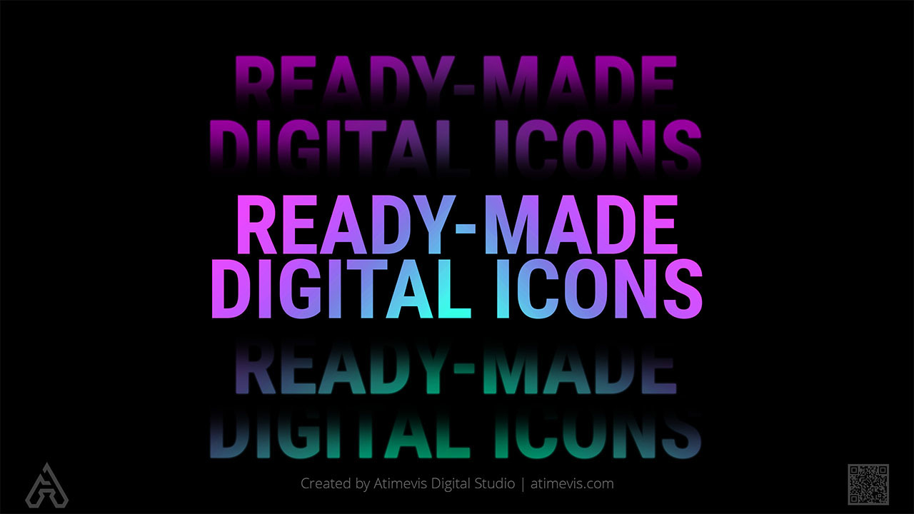Ready-Made Digital Icons by Studio Atimevis