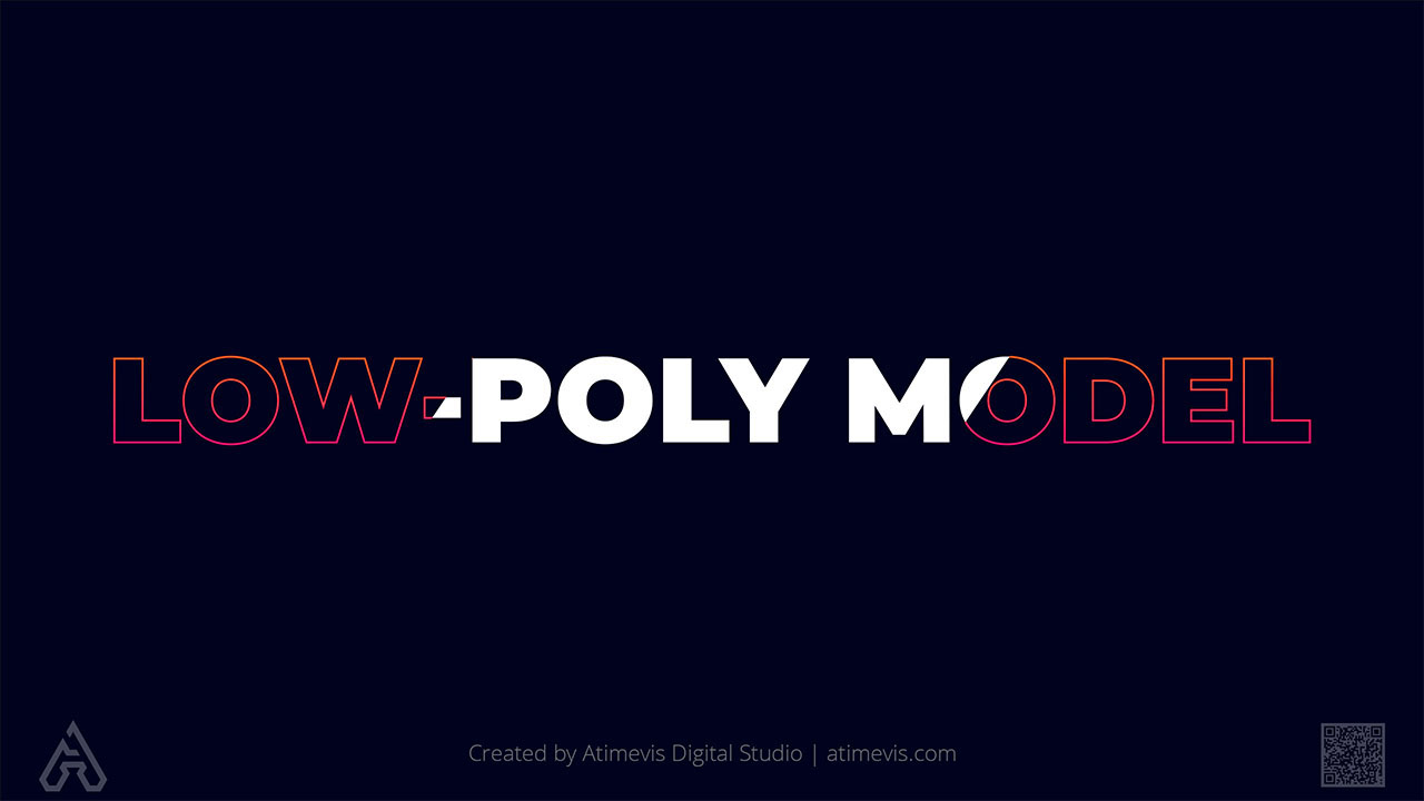 3D Low-Poly Models Design Products