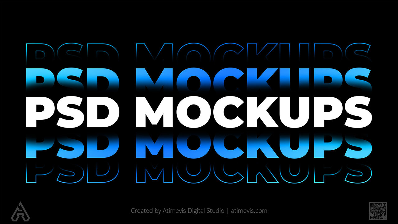 PSD Mockups Design Store: Services, Samples, Models & Examples by Studio Atimevis