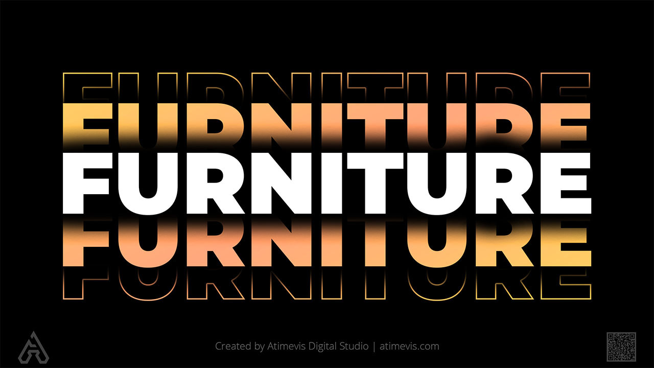 Furniture Product 3D Digital Visualization Services & Solutions Providing by Studio Atimevis