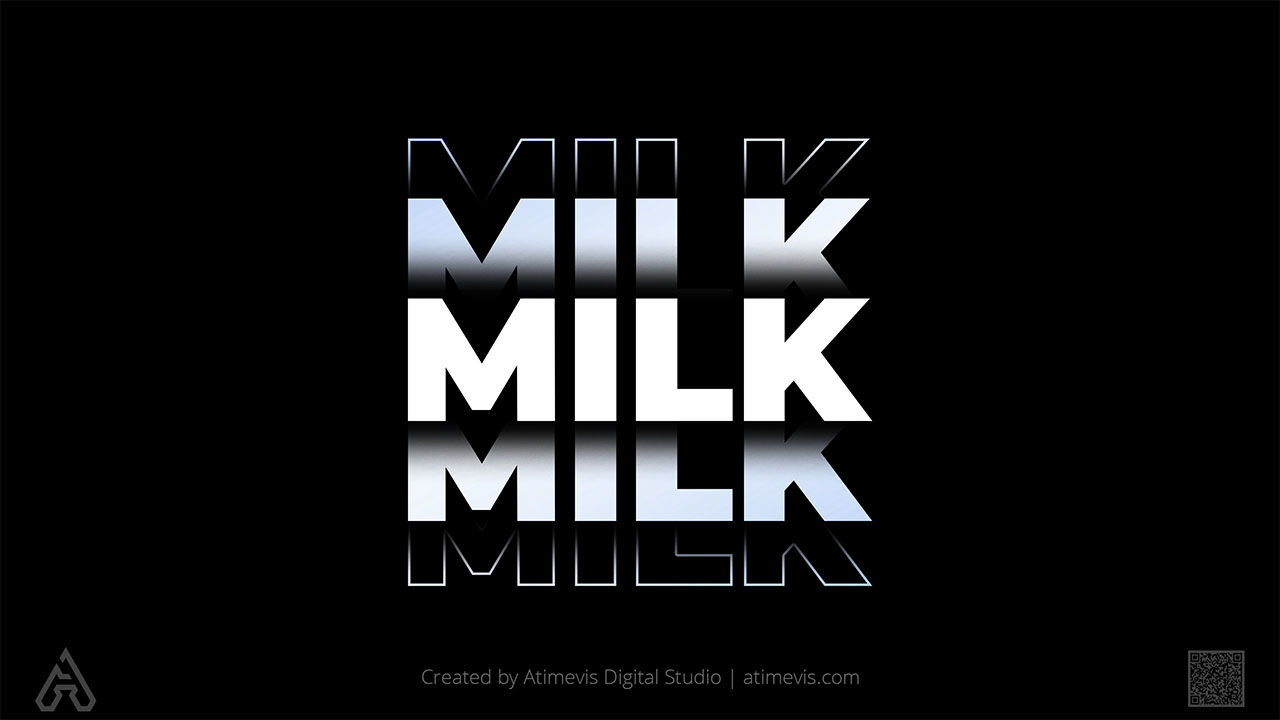Milk Bottles Digital Visualization 3D Services Solutions Development by DV Firm