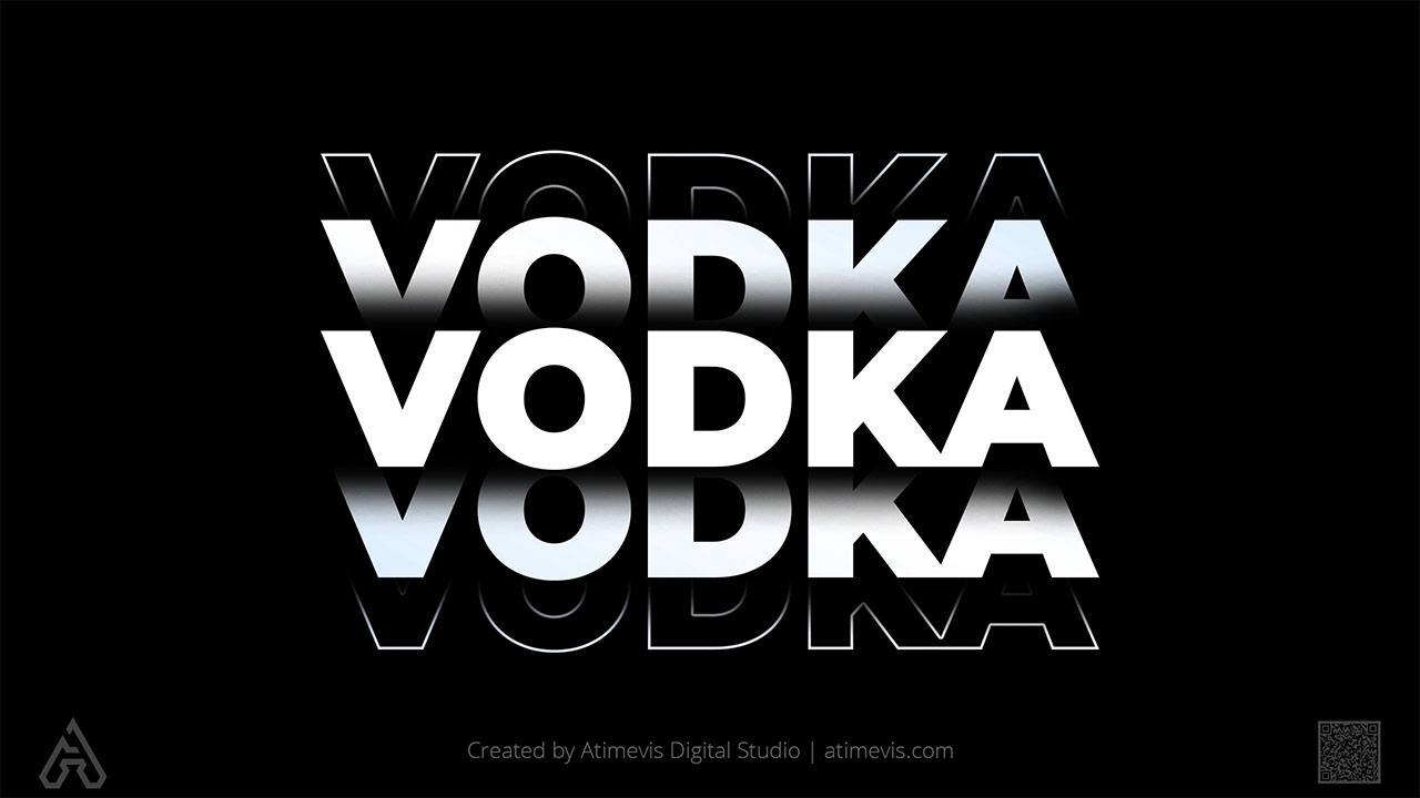Vodka Bottles Digital Visualization 3D Services Solutions Development by DV Firm