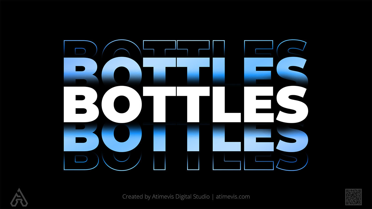 Bottle Product 3D Digital Visualization Services & Solutions Providing by Studio Atimevis